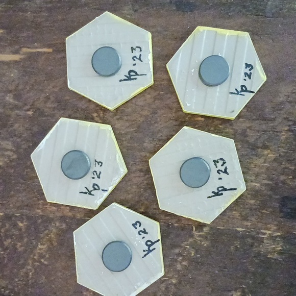 Five Hand Painted Emoji Magnets - Picture 7 of 7